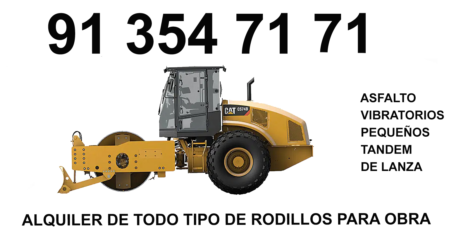 Timón Rodillos de Compactación en Alquiler 